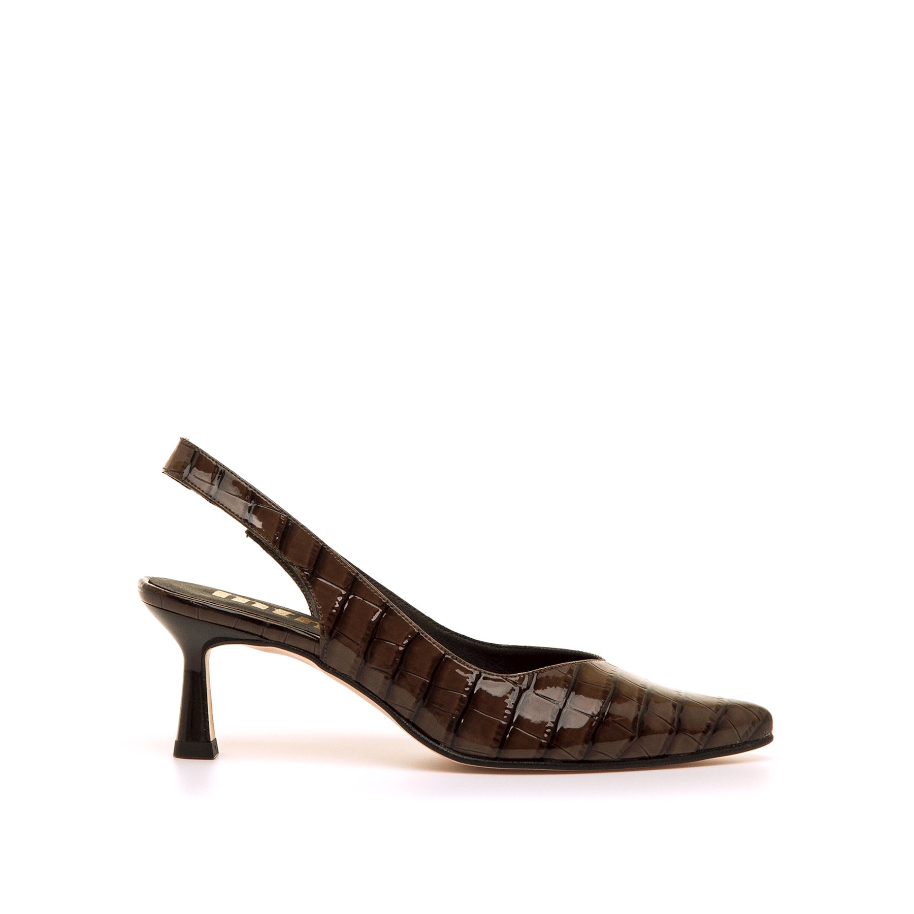 Mustang-MTNG zapatos de tacón mujer ninette marron con cierre elástico y tipo de puntera afilada