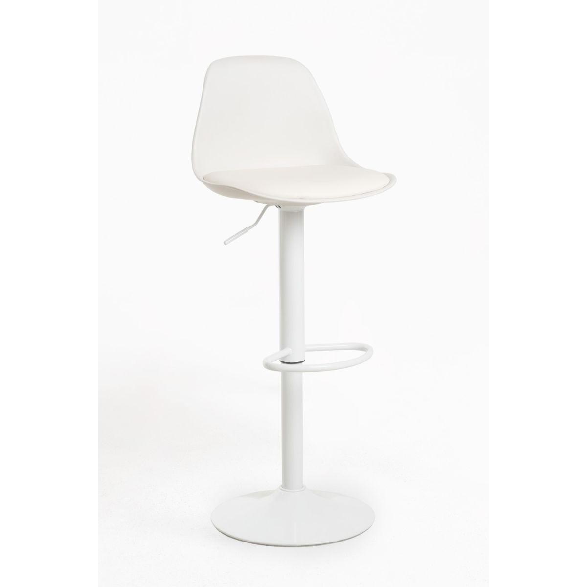 Regalos Miguel - Packs Taburetes Cocina - Pack 2 Taburetes Tulipa Total - Blanco