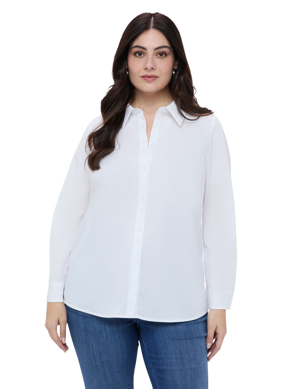 Fiorella Rubino - Camisa clásica en popelín de algodón