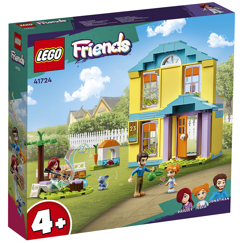 Lego Friends - Casa de Paisley de 2 plantas, Figuras Originales, 41724, Tienda con Licencia Oficial