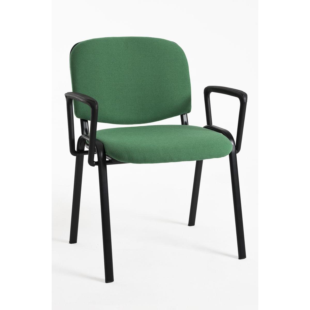 Regalos Miguel - Pack 4 Sillas de Oficina sin ruedas ni brazos Ofis con Brazos - Máxima Ergonomía - Ideal para Escritorio y Gaming