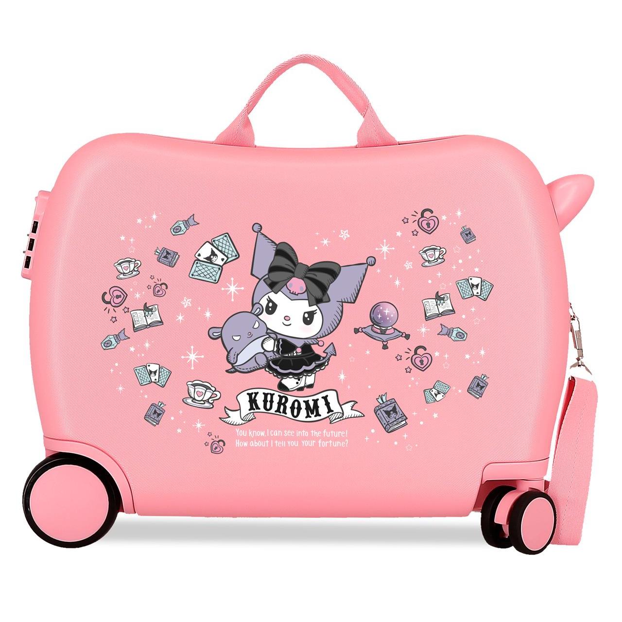 Maleta infantil  Kuromi Fortune Telling Rosa 50x38x20cm