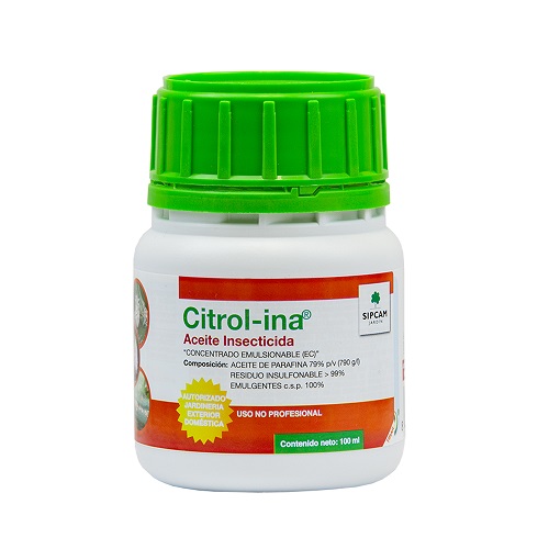 SIPCAM JARDÍN Citrol-ina Insecticida Aceite Parafina 79%, 100 ml