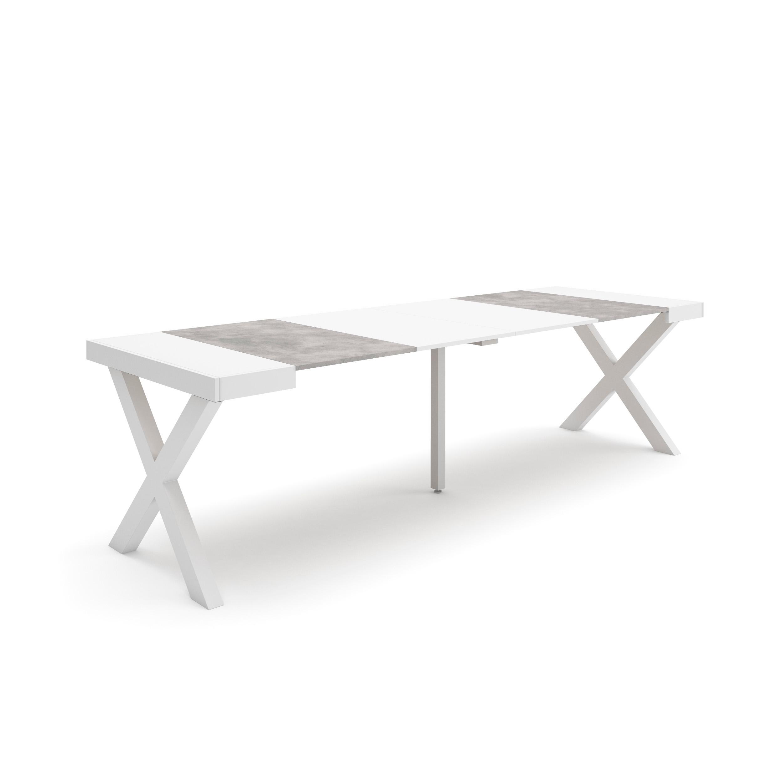 Skraut Home, Mesa Consola Extensible, Mesa Auxiliar, Tapa, 58/262x90x73cm, Práctica y Versátil, Varios colores disponibles