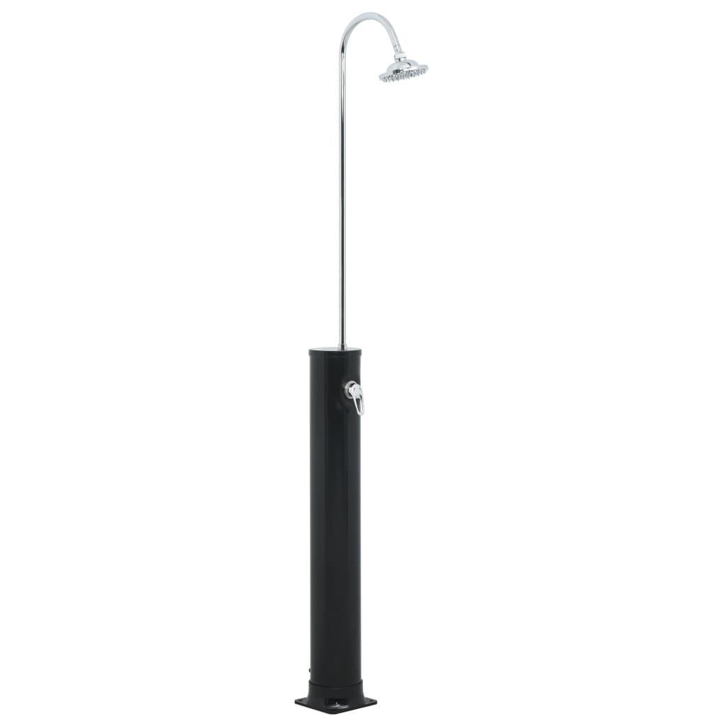 Vidaxl Ducha Solar Negro 214 Cm 20 L - Ahorro Energético
