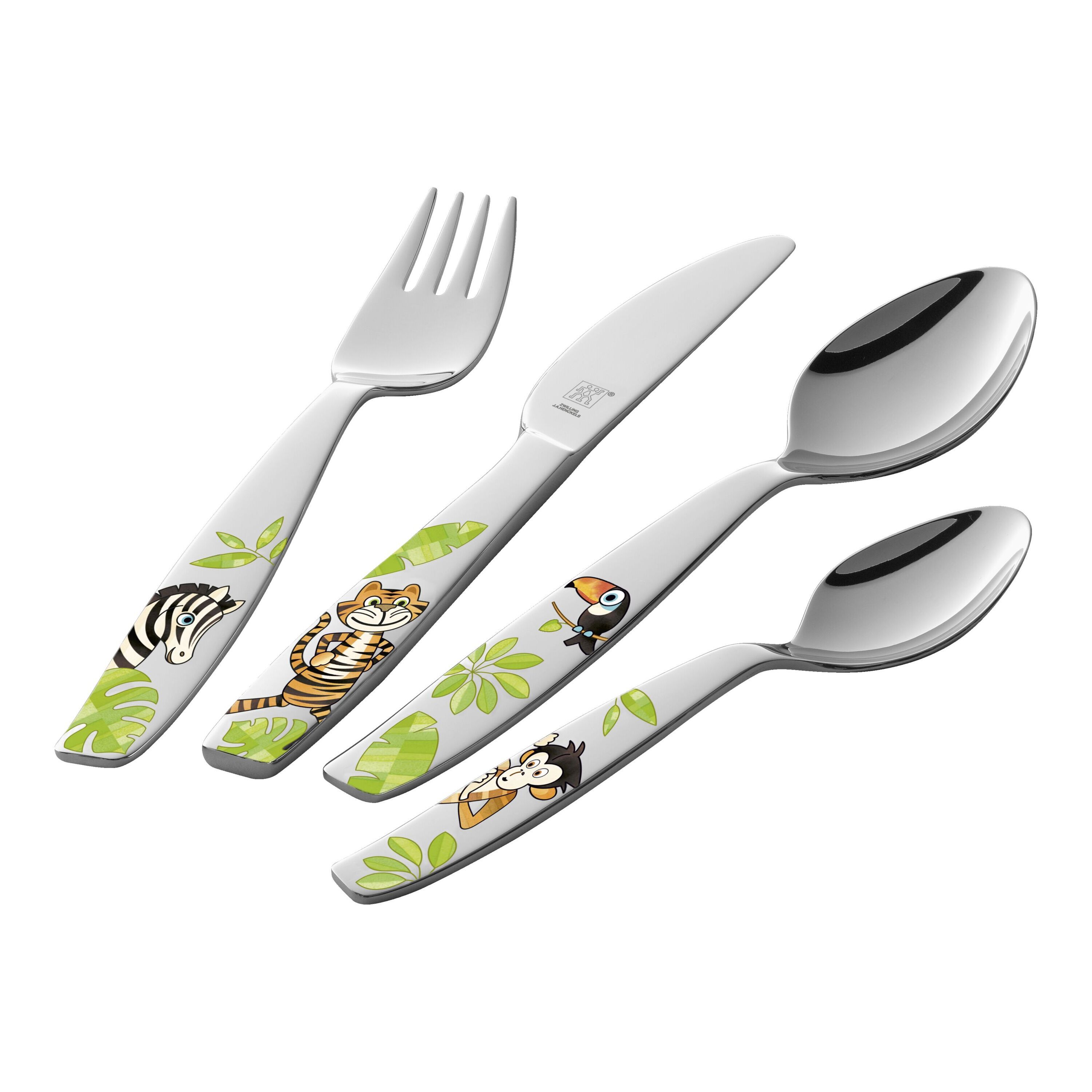 ZWILLING Jungle Cubertería infantil 4-pzs, pulido