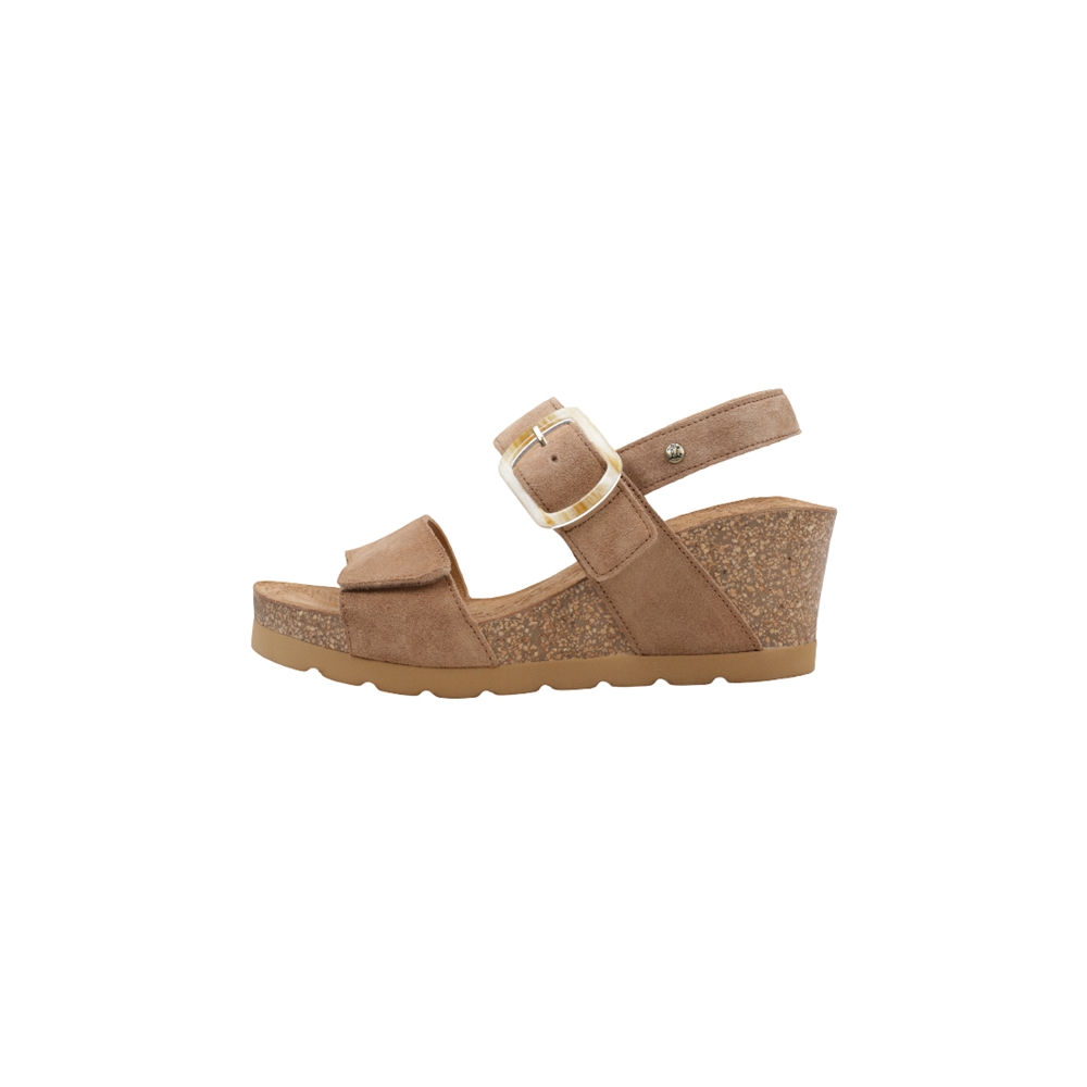 Panama Jack Valle B1  Sandalias De Cuña Mujer Cuero