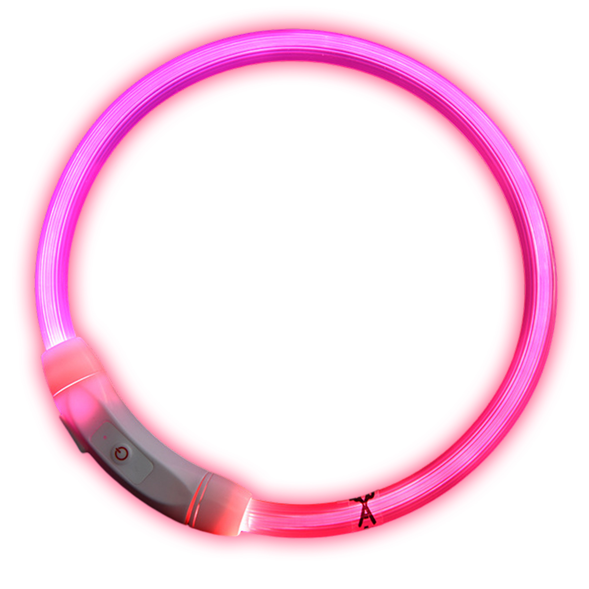 Collar luminoso para perros_ Collar luminoso recargable para perros con modos de iluminación_ Collar luminoso de silicona