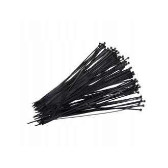 Bridas negras resistentes para cables, 3,6 x 200 mm, 100 unidades