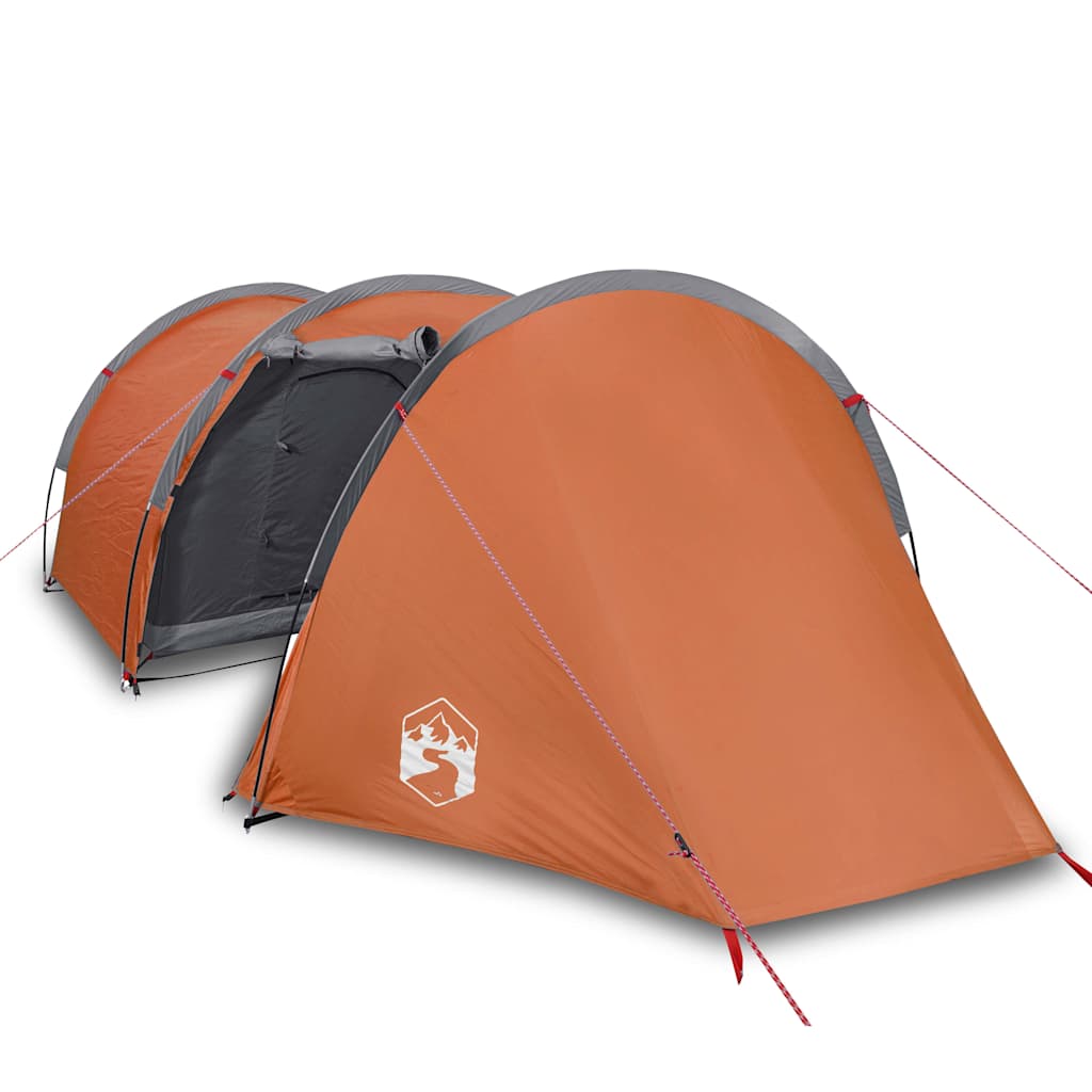 vidaXL Tienda de Campaña con Túnel para 4 Personas Impermeable Toldo Color Gris,  Azul,  Verde y mas
