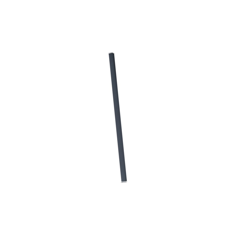 Pencil - Módulo de luz a batería Zafferano, mediano, portátil y recargable, IP65, regulador táctil, altura 98 cm, gris oscuro