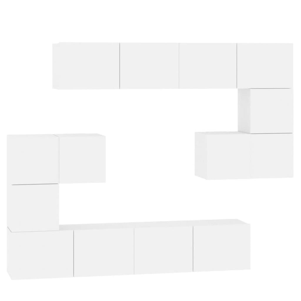 vidaXL Mueble de pared para TV madera contrachapada, Mueble de Salon, Mueble TV, Mueble TV salon, Mesa de TV, Mueble tele