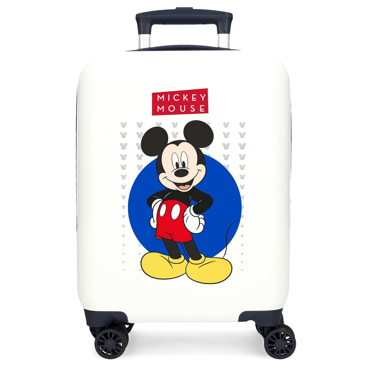 Disney Maleta De Cabina ABS Rígida Enjoy The Day Blanco