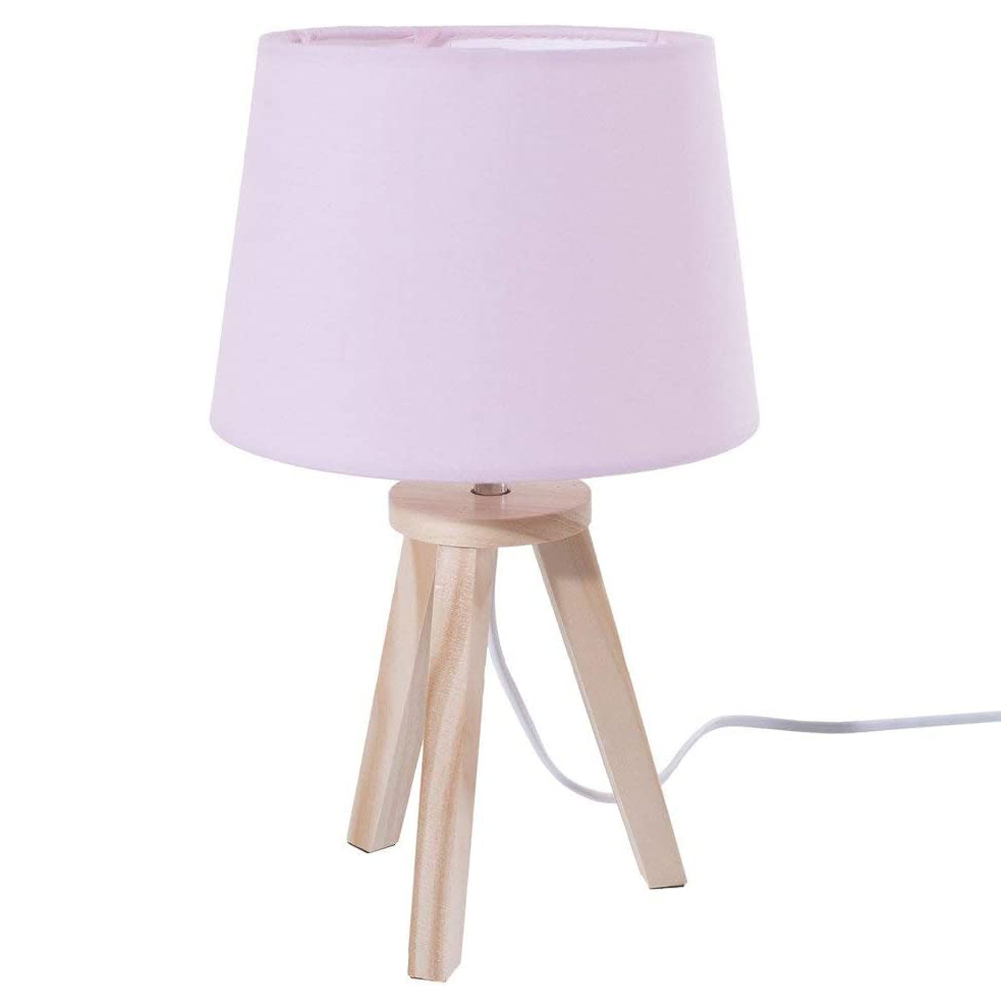 Atmosphera Lámpara Trípode Infantil Rosa - 18,5 X 30,5 Cm Diseño Atemporal
