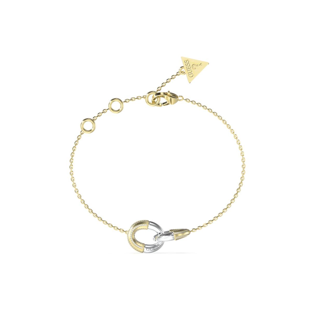 Guess Pulsera Mujer Majorelle De Acero Dorado, Plateado