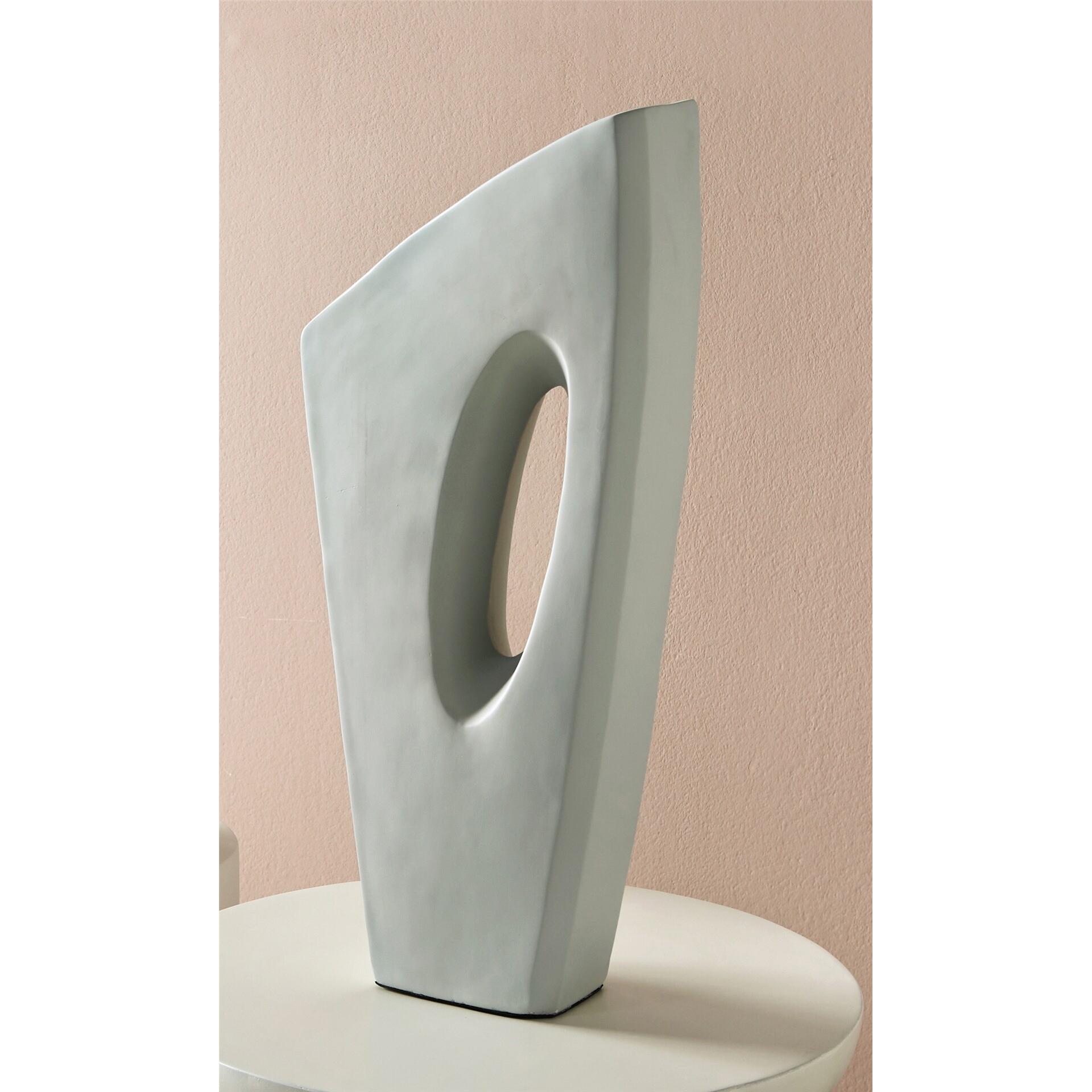 Vasija khaldun beige 61 cms. 27x11x61 cms. El mejor complemento para tu hogar.