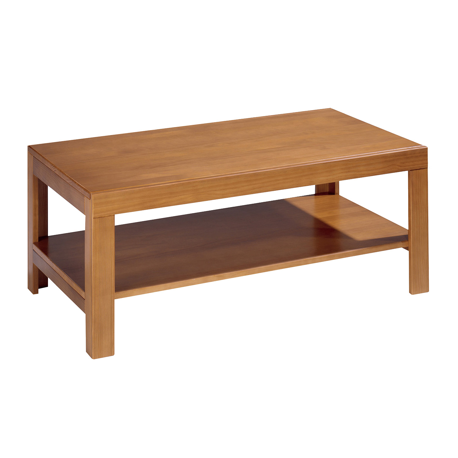 Moblit Mesa Centro Madera Pino Maciza Cerezo 45x110x55