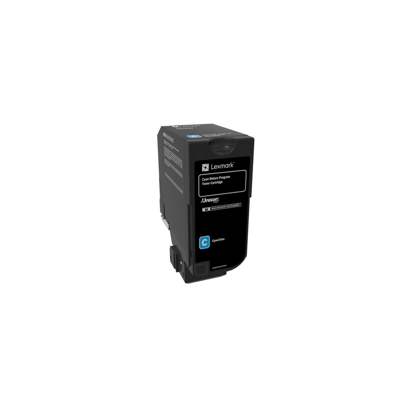Lexmark - 74C20C0 cartucho de tóner 1 pieza(s) Original Cian 74C20C0