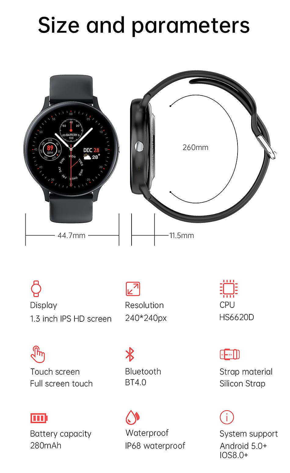 Xiaomi Smartwatch für Damen und Herren mit Farbdisplay, Fitness-Tracker mit Touchscreen, Blutdruckmessgerät und Smartwatch-Funktion._voghion.com