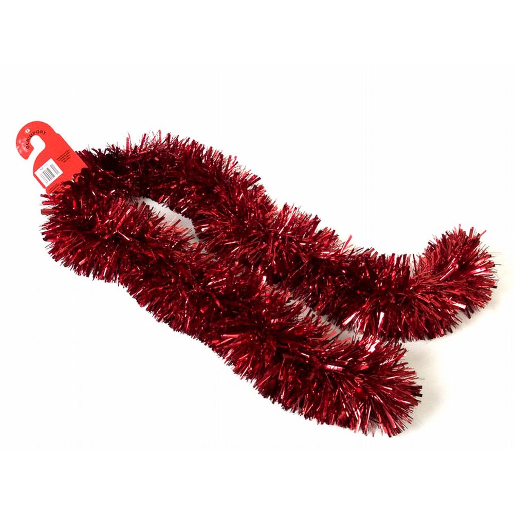 Gerimport Espumillon Rojo 18 X 200 Cm Decoración árbol Navidad