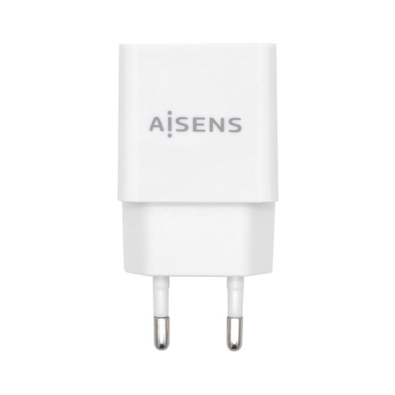 Cargador de pared aisens a110-0526/ 1xusb/ 2a