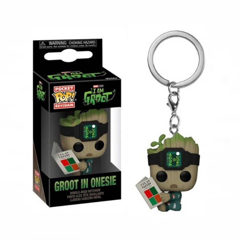 Funko Pocket Pop Groot en Onesie Llavero Coleccionable