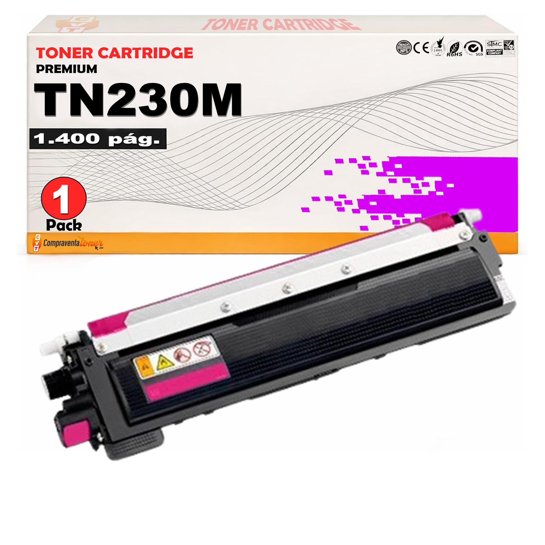 Compatible Brother TN230 / TN-230M Magenta Toner para DCP-9010, HL-3040, 3045, 3070, 3075 MFC-9120, 9125, 9320, 9325