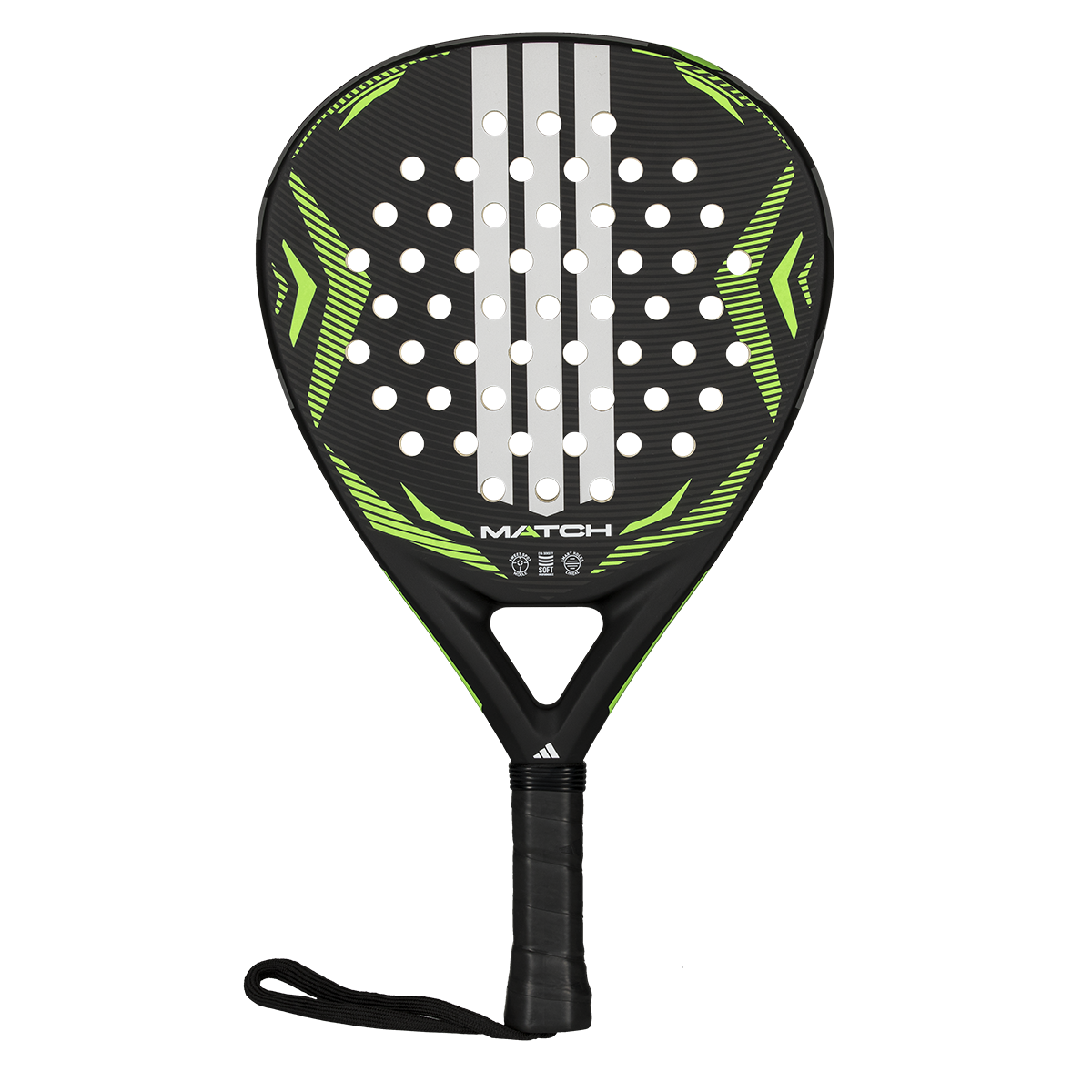 Pala de pádel Adidas MATCH BLACK LIME 2026