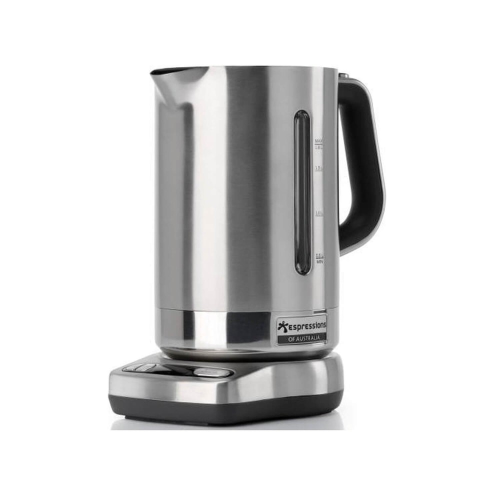 Hervidor de agua de acero inoxidable con selector de temperatura 1,8L - Espressions