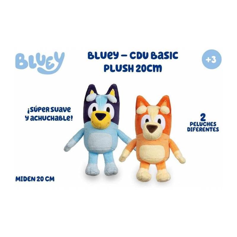 Peluche Bluey o Bingo 20 Cm Suave y Blandito Modelo Surtido - Marca Famosa