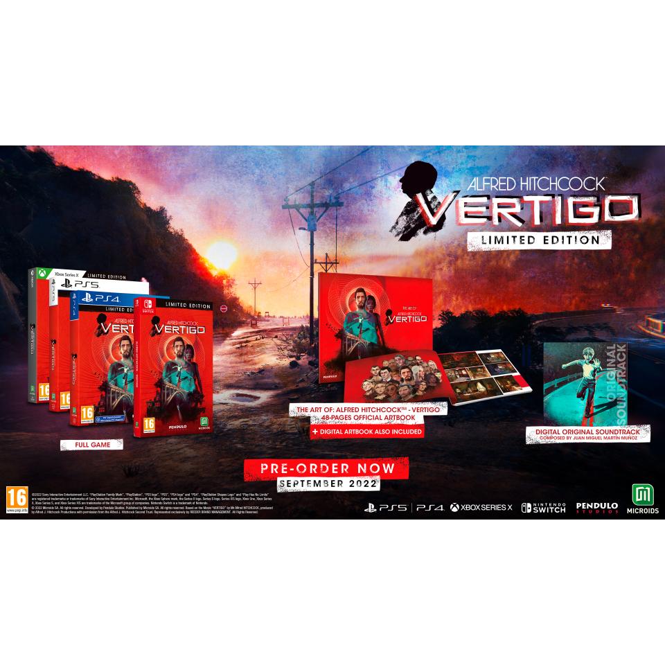 Alfred Hitchcock Vertigo Limited Edition - Ps5 - Nuevo precintado - PAL España