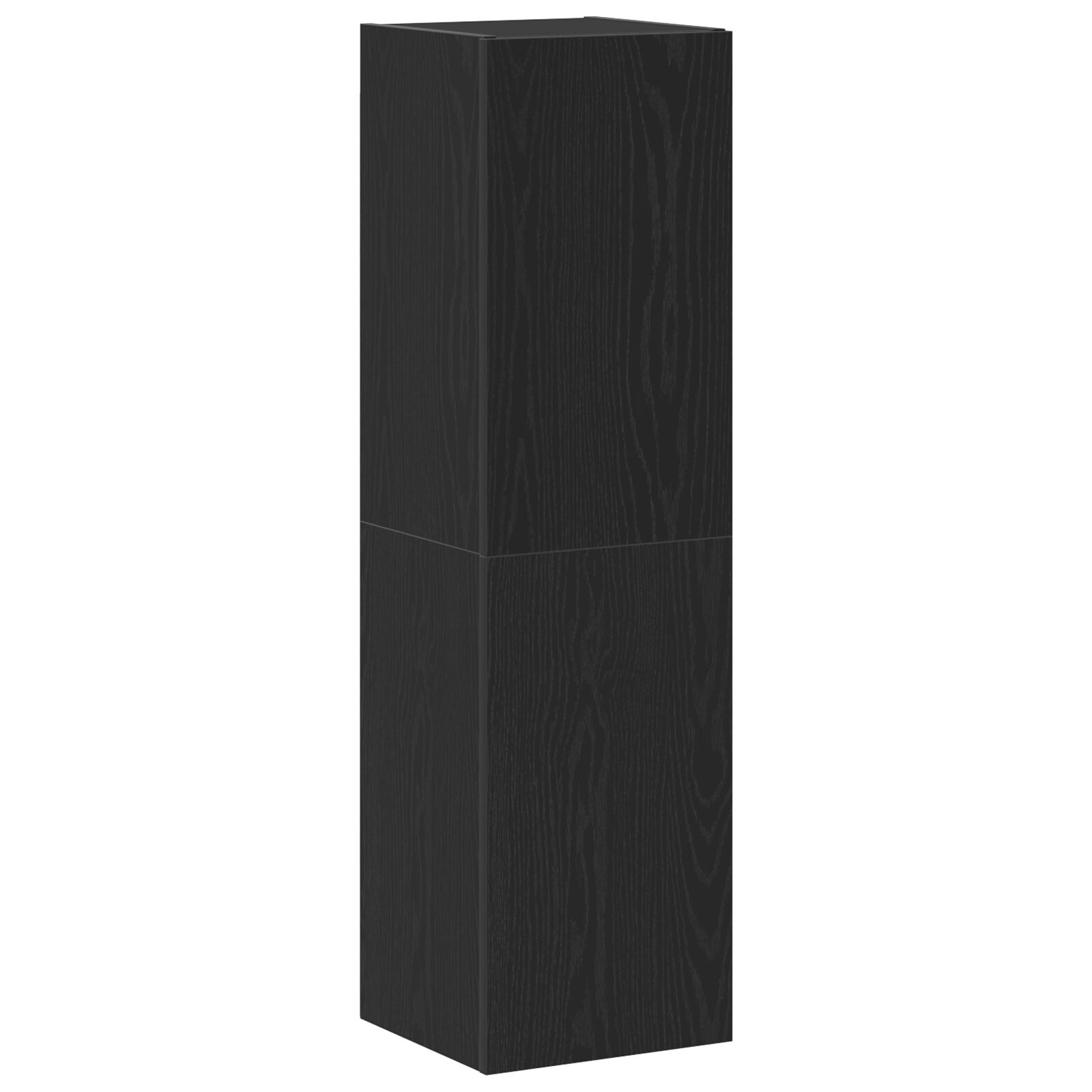Cabinet de TV vidaXL Negro Roble 30,5x30x110 cm Madera Ingenierizada
