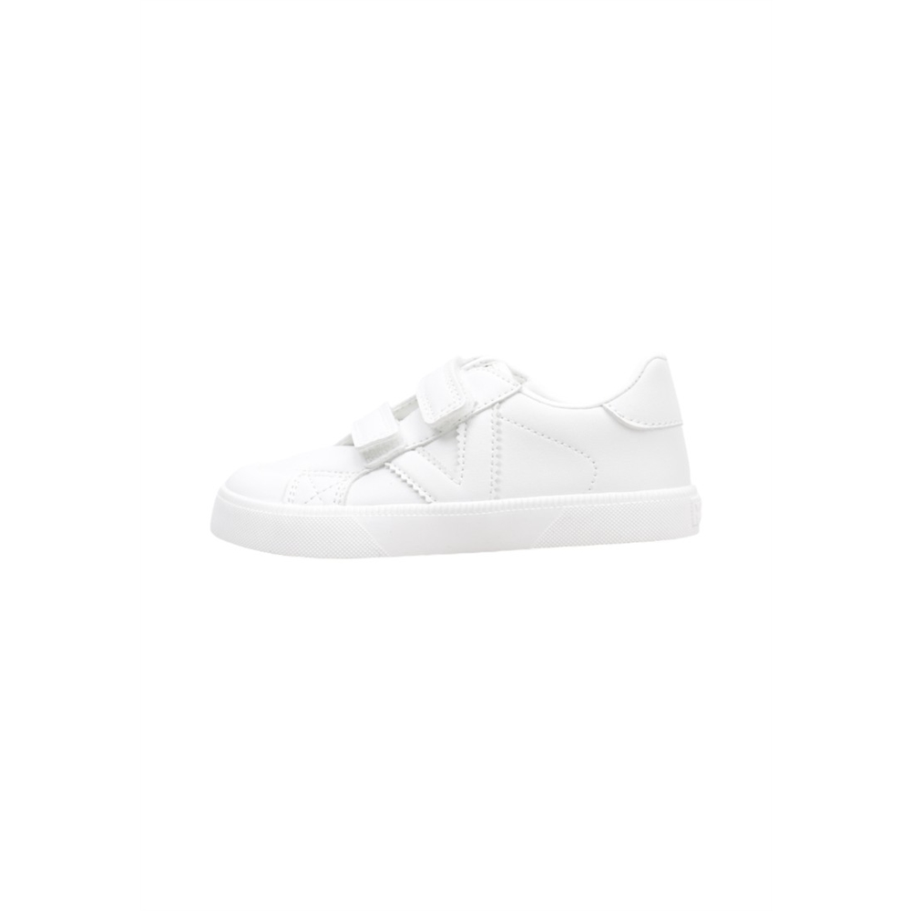 victoria OLIVER EFECTO PIEL Deportivas Con Velcro Bebé - niño (hasta la talla 30) Blanco