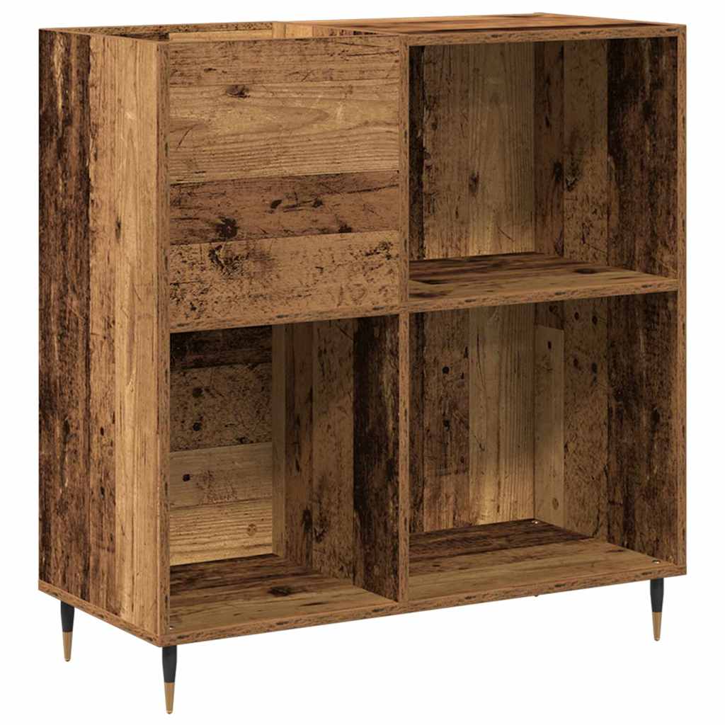 vidaXL Mueble para discos madera de ingeniería