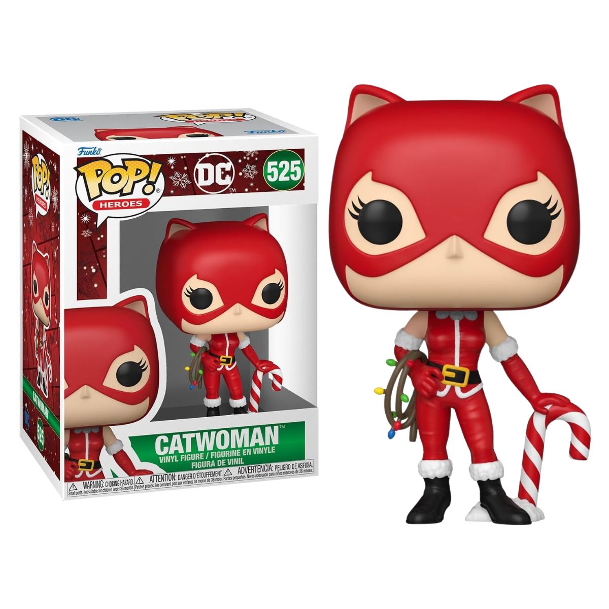 FUNKO POP! DC HOLIDAY - CATWOMAN, 80028, Nº525, PRODUCTO CON LICENCIA OFICIAL