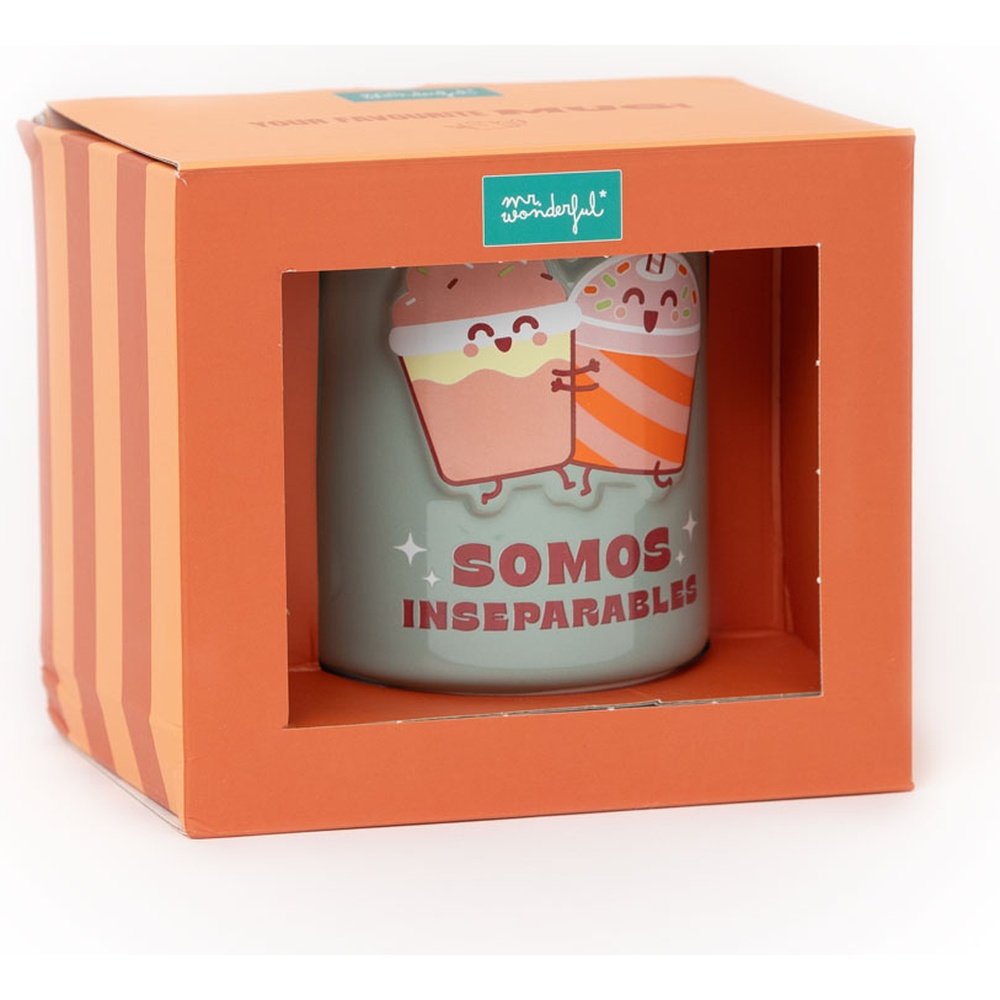 MR TAZA 3D BATIDOS SOMOS INSEPARABLES TAZAS S2 9x9x14 Cms.
