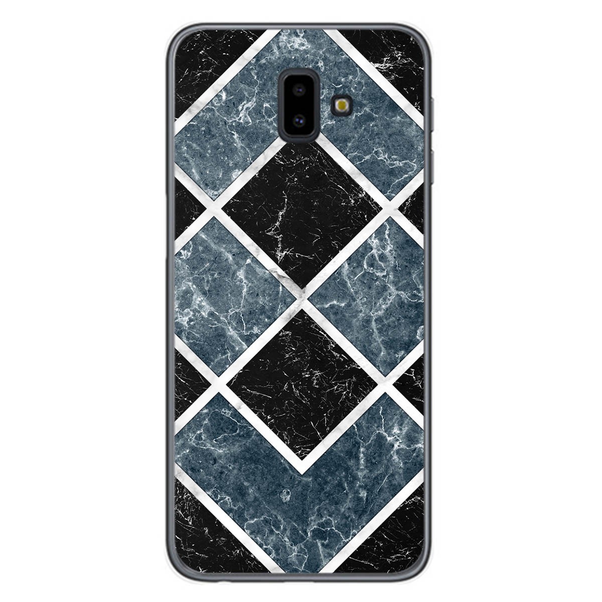 Tumundosmartphone Funda Gel Tpu para Samsung Galaxy J6+ Plus diseño Mármol 06 Dibujos