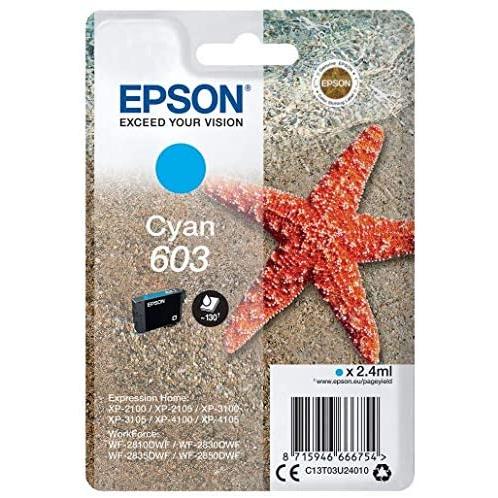 Epson tinta cyan std estrella de mar 1 tinta 603 rf / am single