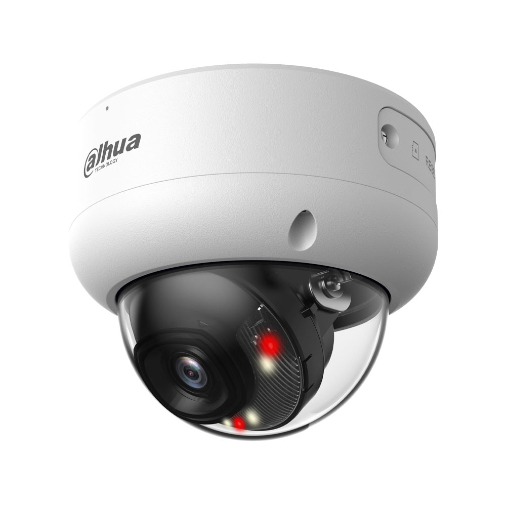 Domo IP 4MP con Smart Dual Light para exterior