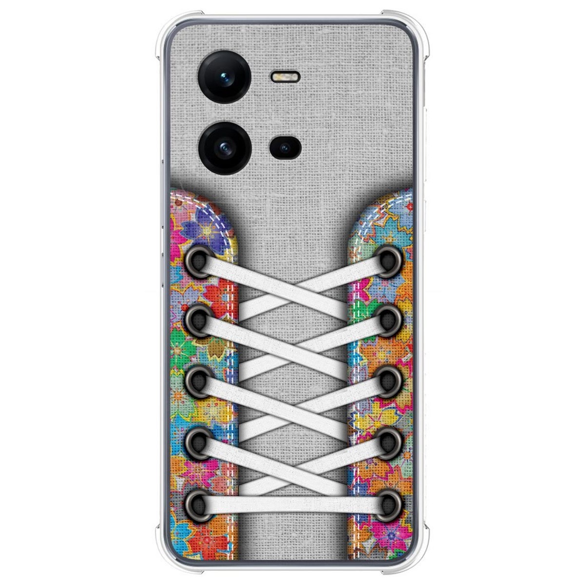 Funda Silicona Antigolpes para Vivo X80 Lite 5G diseño Zapatillas 04 Dibujos