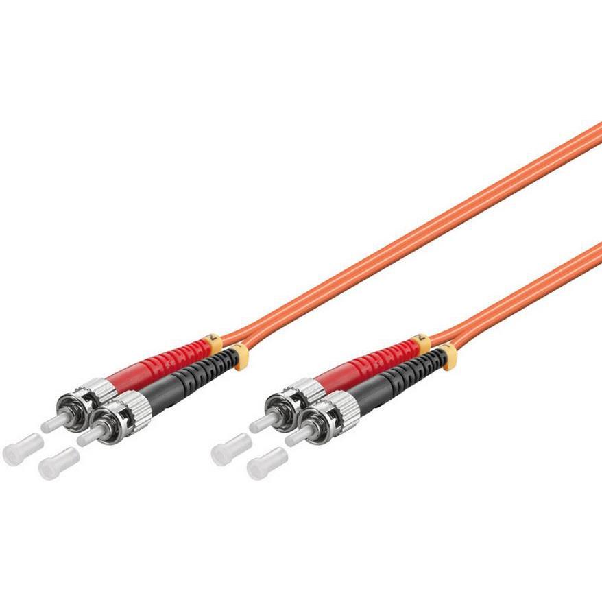 Cable de Fibra óptica Microconnect ST/UPC-ST/UPC 0.5m OM2 para Alta Velocidad de Transmisión