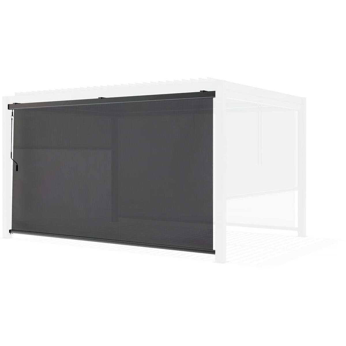 Habitat y Jardin - Estor enrollable para pérgola - 277 x 204 cm - Antracita