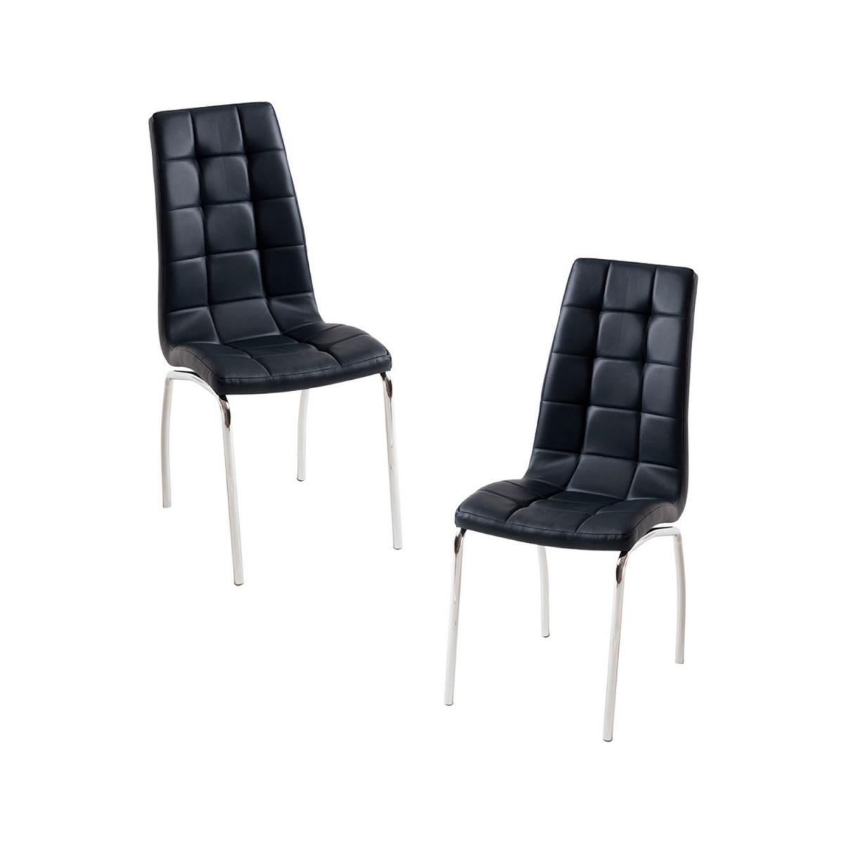 Regalos Miguel - Packs Sillas Comedor - Pack 2 Sillas Liam - Negro
