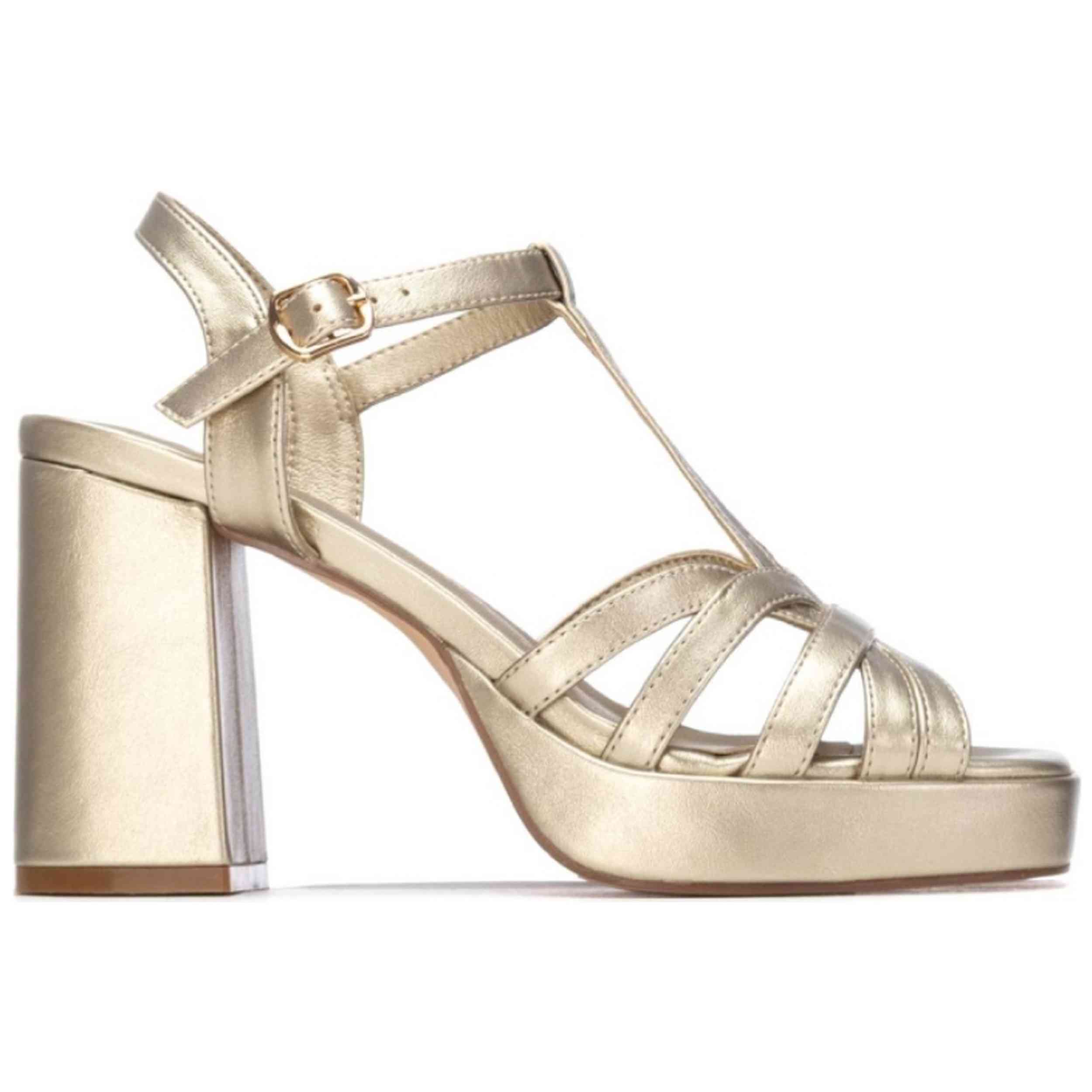 Sandalias Xti modelo 147-145104 para Mujer en color Dorado