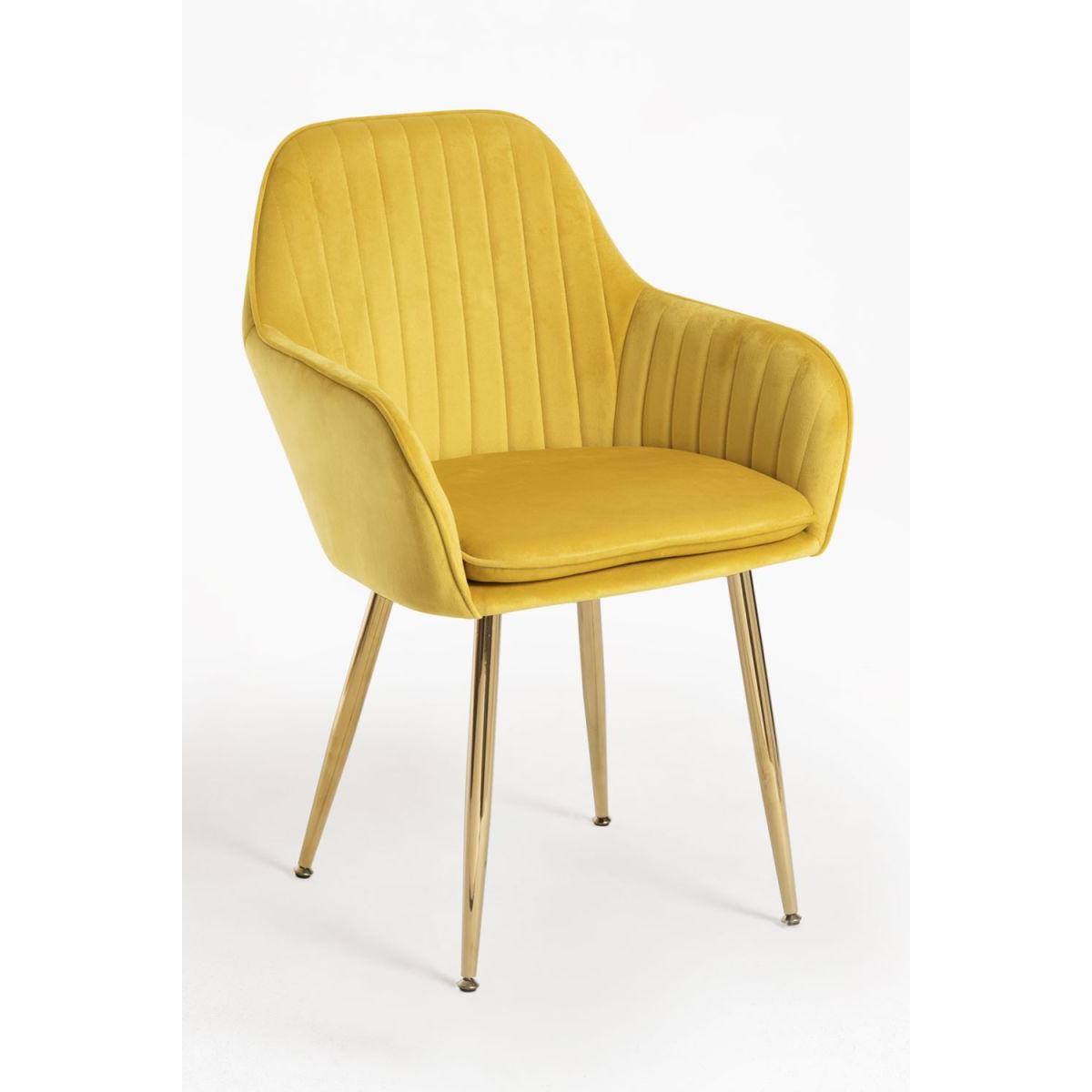 Regalos Miguel - Sillas Comedor - Silla Chic Golden - Amarillo