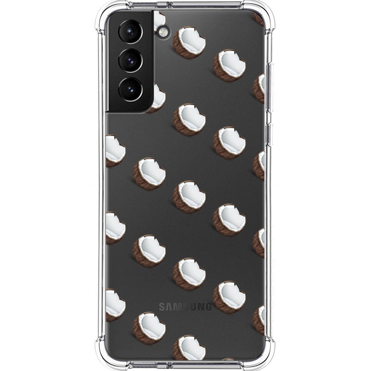 Tumundosmartphone Funda Silicona Antigolpes para Samsung Galaxy S21+ Plus 5G diseño Cocos Dibujos