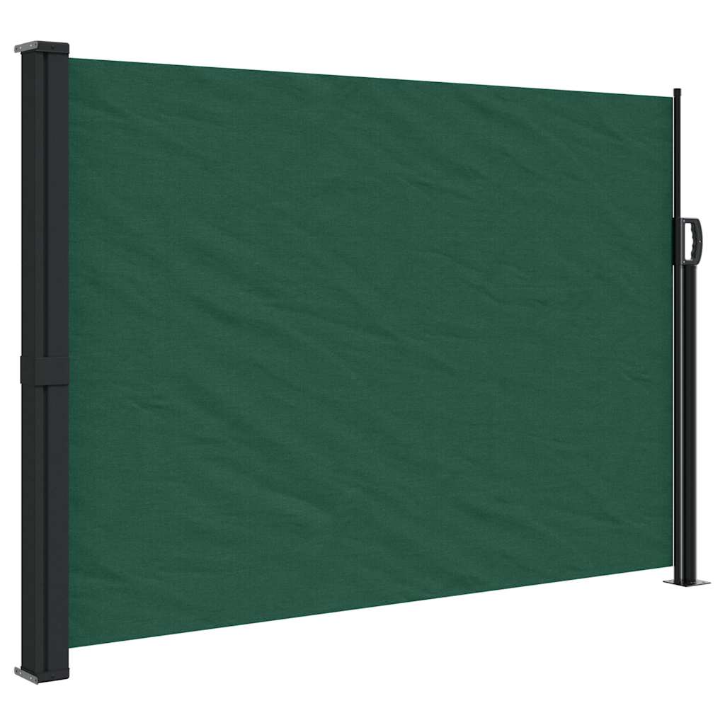 vidaXL Toldo lateral retráctil verde oscuro 140x600 cm