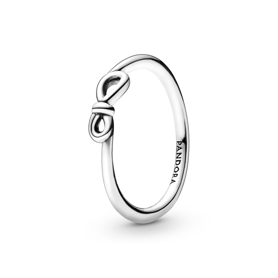 Pandora Anillo en plata de ley Nudo Infinito 198898C00 , para Mujer