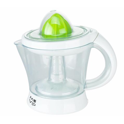 Muvip Exprimidor Electrico 40w - Deposito De 1l - Rotacion En Ambos Sentidos - Desmontable Para Facil Limpieza