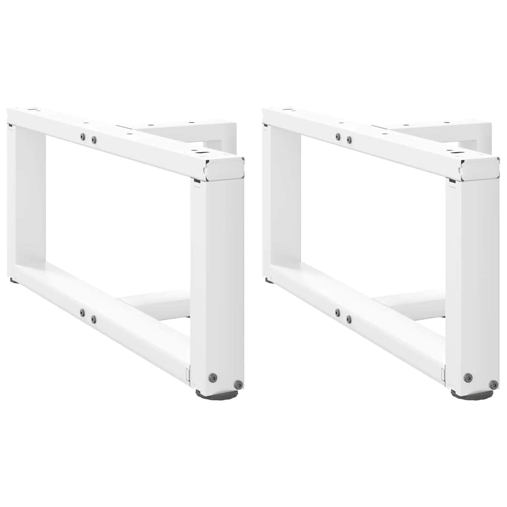 vidaXL Patas para mesa de centro en forma de T (2 unidades) 60 x 25 x (30-31) cm, acero